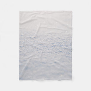 Weißes Pulver Fleecedecke