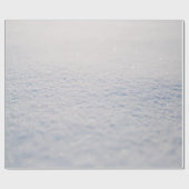 Weißes Pulver Geschenkpapier (Flach)