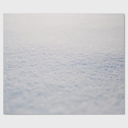 Weißes Pulver Geschenkpapier (Flach)