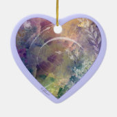 Weißes Pulver im Korb Keramikornament (Hinten)