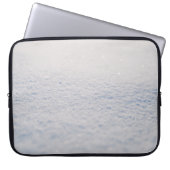 Weißes Pulver Laptopschutzhülle (Vorderseite)