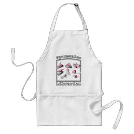 Weißes Pyromanisches Librarian Book Ideen Schürze