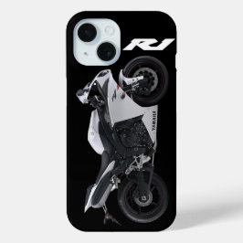 Weißes R1-Sportsbike-Motorrad Case-Mate iPhone Hülle