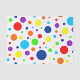 Weißes Rainbow-Spinnpapier Seidenpapier