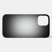Weißes Rampenlicht auf dem schwarzen Fall Case-Mat Case-Mate iPhone Hülle (Rückseite (Horizontal))