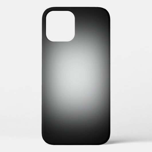 Weißes Rampenlicht auf dem schwarzen Fall Case-Mat Case-Mate iPhone Hülle (Rückseite)