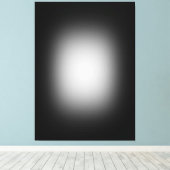 Weißes Rampenlicht auf schwarz Leinwanddruck (Insitu (Holzboden))