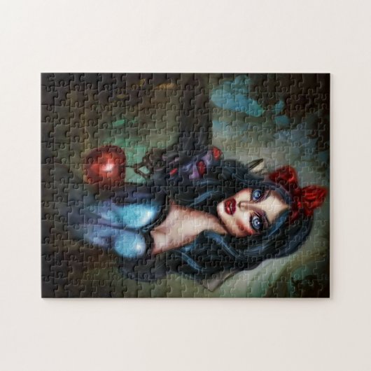 Weißes Rätsel Puzzle (Horizontal)