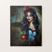 Weißes Rätsel Puzzle (Vertikal)