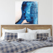 Weißes Rauschen 2007 Leinwanddruck (Insitu (Schlafzimmer))