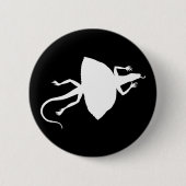 weißes Reptil Button (Vorderseite)