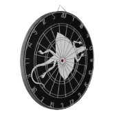 weißes Reptil Dartscheibe (Vorderseite Links)