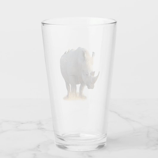 Weißes Rhino-Glas Glas (Rückseite)