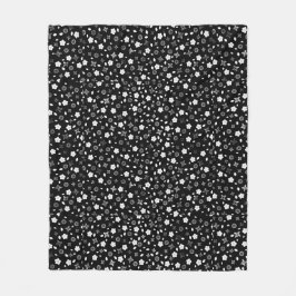 Weißes, rosa Design Fleecedecke