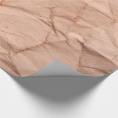 Weißes, rosa gefaltetes Papier Geschenkpapier (Ecke)