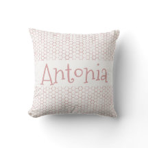 Weißes Rose Gold Hexagon Bienenmuster