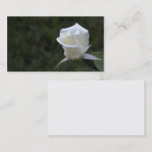 Weißes Rosengeschäft oder -Visitenkarte Visitenkarte (Vorne/Hinten)