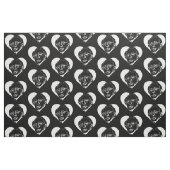 Weißes Rosenherz Stoff (Fat Quarter (45,7 x 55,9 cm))