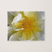 Weißes Rosenzentrum Puzzle (Horizontal)