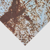 Weißes rostes Korrosionsmuster Seidenpapier (Ausschnitt)