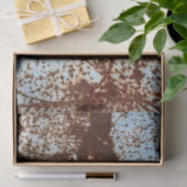 Weißes rostes Korrosionsmuster Seidenpapier (Geschenk)