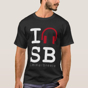 weißes Rot der Sommerbrise T-Shirt