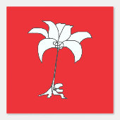 Weißes Rotes Blau Tapete (Vorderseite)