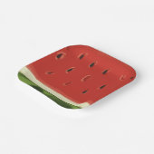 Weißes Rotes Wasserfarben Wassermelone Papierplatt Pappteller (Gewinkelt)