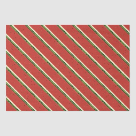 Weißes rotes Wasserfarbenpapier Wassermelone Tissu Seidenpapier (Vorderseite)