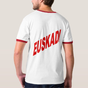 Weißes Rücken-Weißes T-Shirt EUSKADI