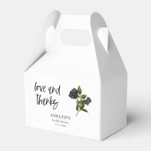 Weißes rustikales Gotisches Rose-Brautparty Geschenkschachtel
