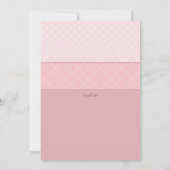 Weißes Scallope Frame Foto Einladung (Rückseite)