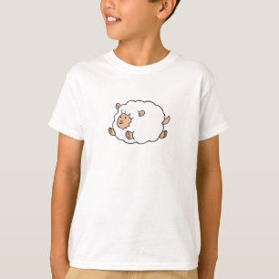Weißes Schafttanzen T-Shirt