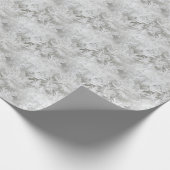 Weißes Schnee-Frost-Packpapier Geschenkpapier (Ecke)