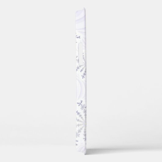 Weißes Schneeflocken-Fraktal Case-Mate iPhone Hülle (Rückseite / Rechts)