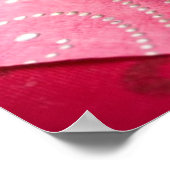 Weißes Schokoladenmousse Poster (Ecke)