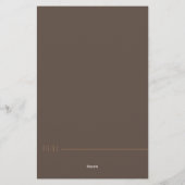 Weißes Schwarz der Rose Briefpapier (Rückseite)