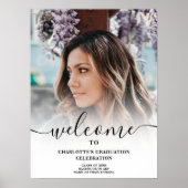 Weißes, schwarzes, elegantes Drehbuch willkommen A Poster (Vorne)