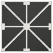 Weißes schwarzes Gittermuster Stoff (Muster)