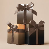 Weißes Schwarzes Orange und braun Ombre Mix Geschenkpapier Set