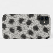Weißes schwarzes Pelzgewebe - Hintergrund-65430 Case-Mate iPhone Hülle (Rückseite (Horizontal))