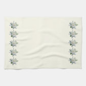 Weißes Schweizer Handtuch Schweiz Edelweiss Blume (Horizontal)