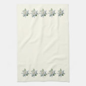 Weißes Schweizer Handtuch Schweiz Edelweiss Blume (Vertikal)