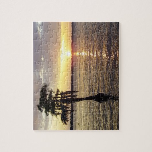 Weißes See NC-Puzzlespiel Puzzle (Vertikal)