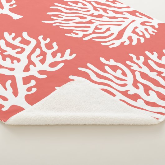 Weißes Seeküstenkoralle u. Korallen-Rosa Sherpadecke (3/4)