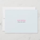 Weißes Segelboot auf Ocean Funny Bachelorette Boat Einladung (Rückseite)