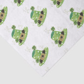 Weißes Seidenpapier des Hutes des grünen Kobolds (Ausschnitt)