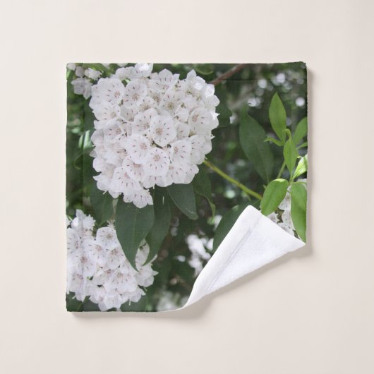 Weißes Set (Waschlappen)