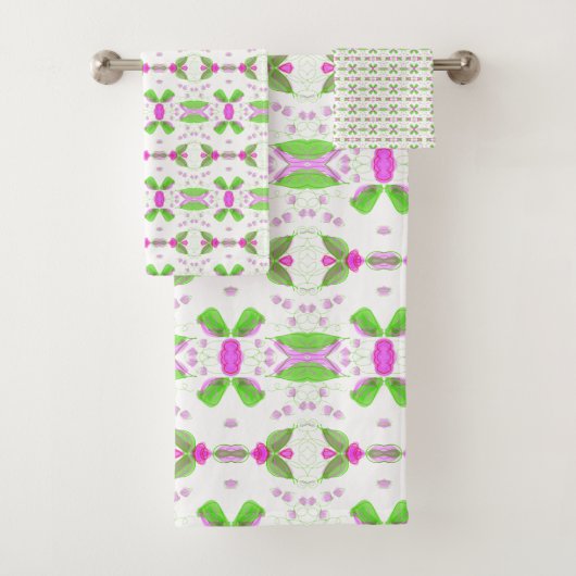 Weißes Set mit Hot Pinks (Insitu)