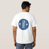 Weißes Shirt von Mann QUEBEC (Schwarz voll)